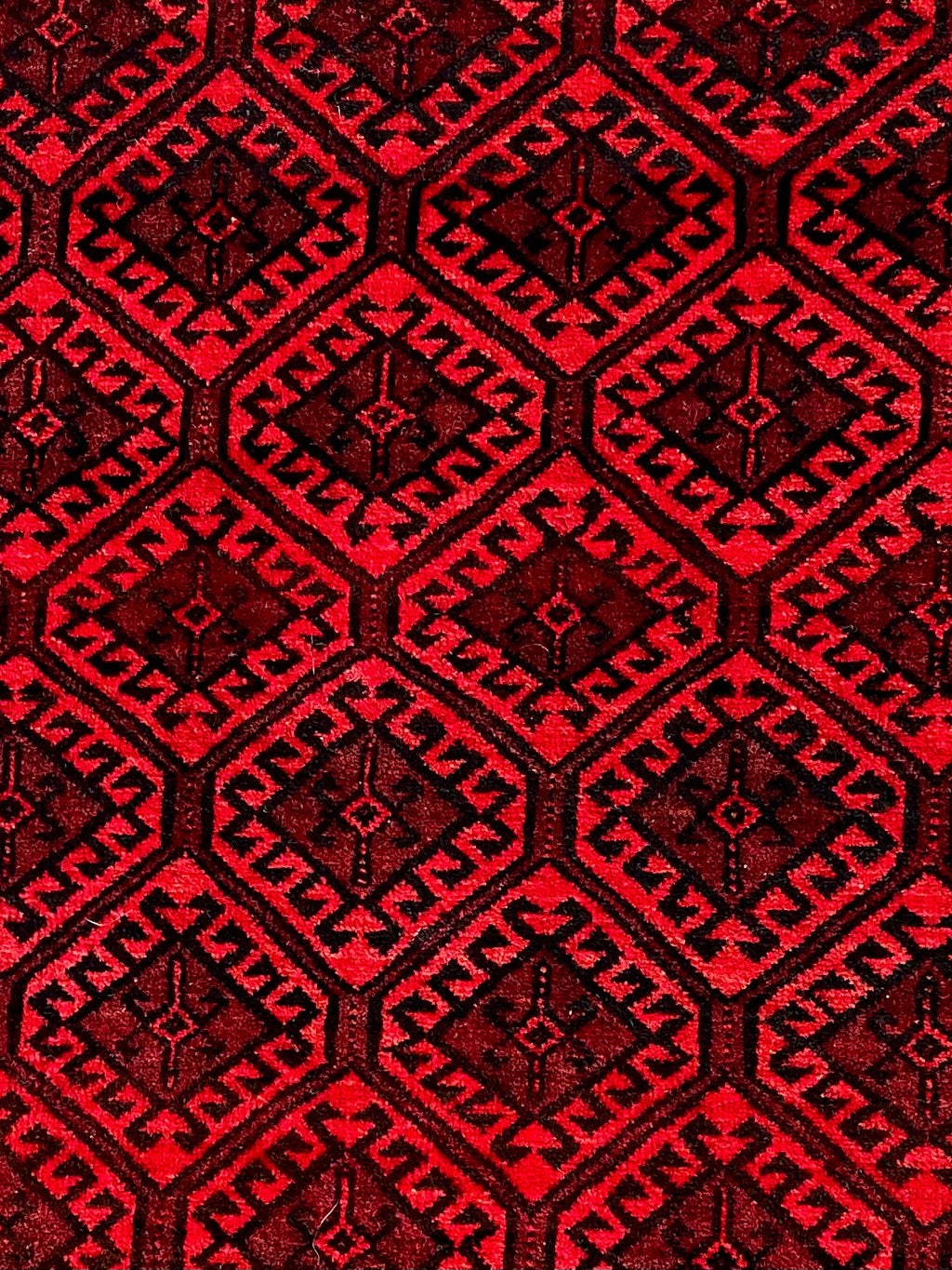 Vintage Turkoman Baluch Rug 4x6 Handwoven Nomadic Tribal