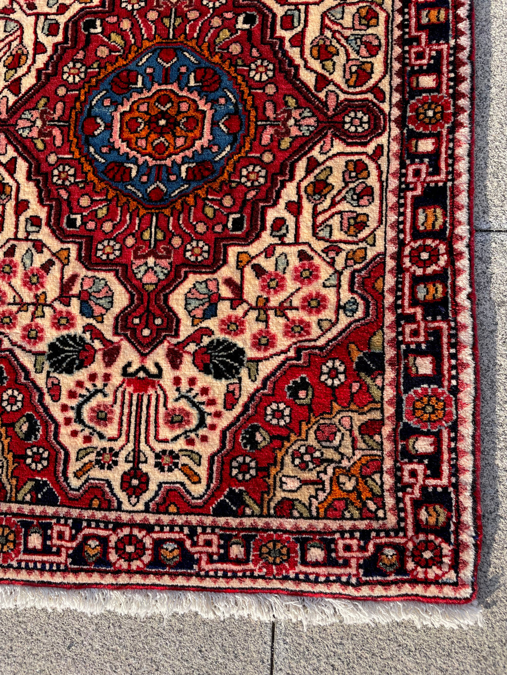 Vintage Malayer rug Circa 1960s 3.3 x 2.2 ft