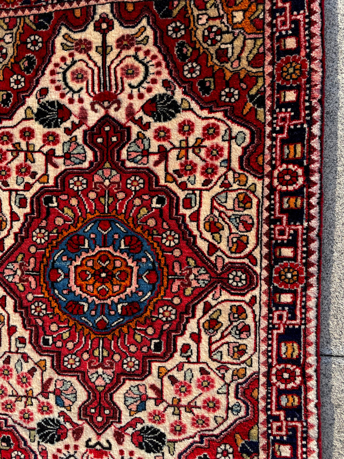 Vintage Malayer rug Circa 1960s 3.3 x 2.2 ft