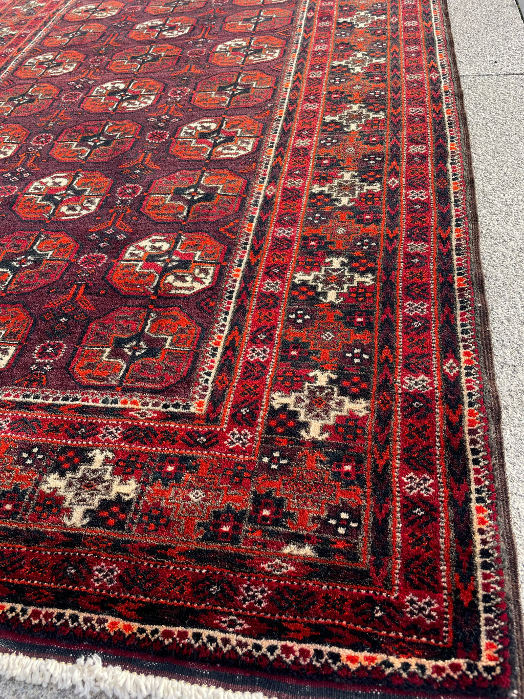 Vintage Baluch Fine Rug 3.4 x 6.2, Circa 1960s
