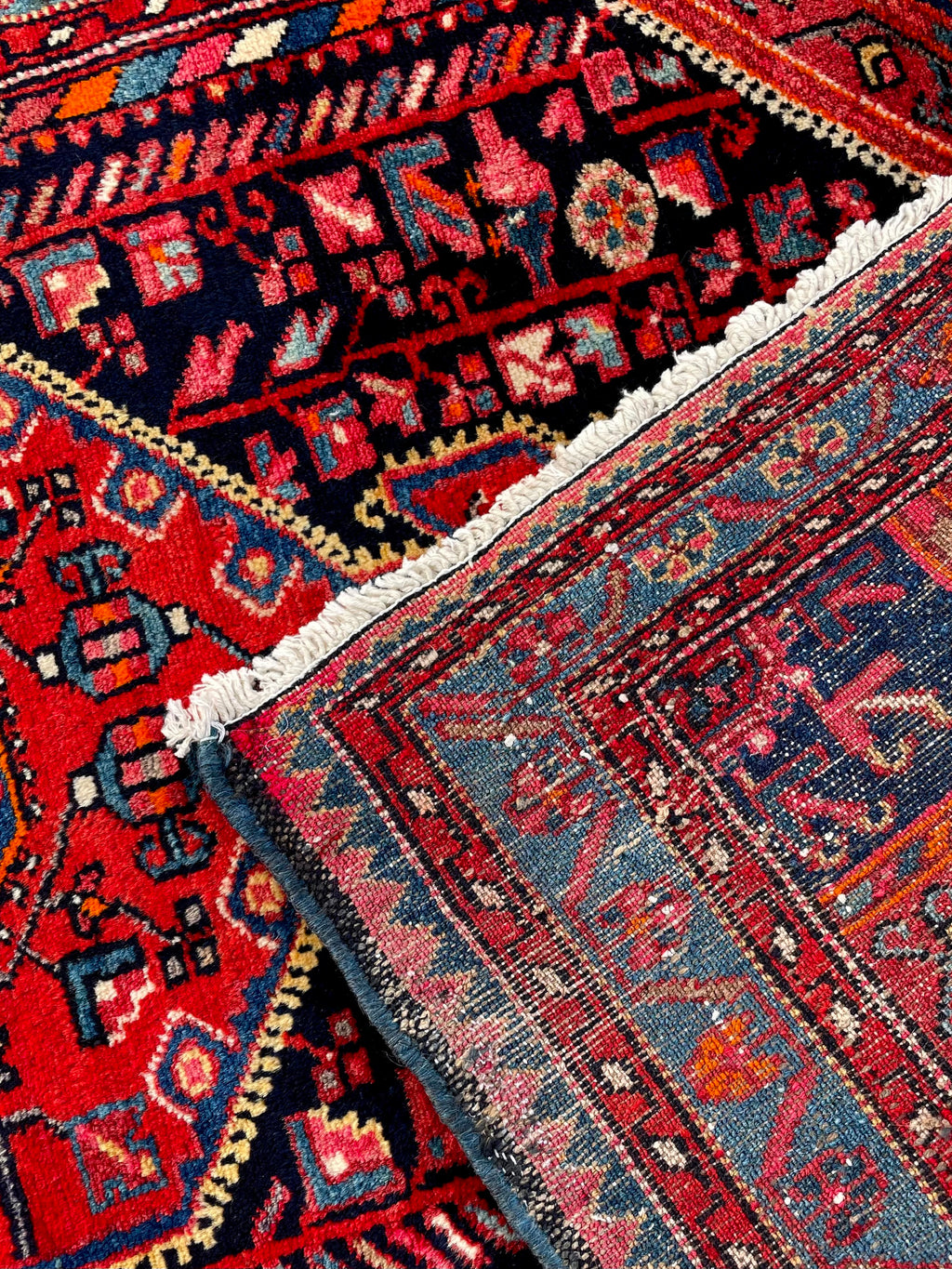 Vintage Turkish Rug Circa 1970s 2.8 x 4.8