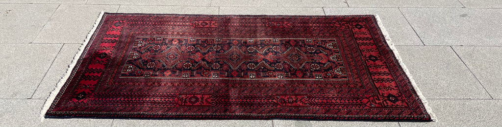 Vintage Baluch Rug 3.37 x 1.91
