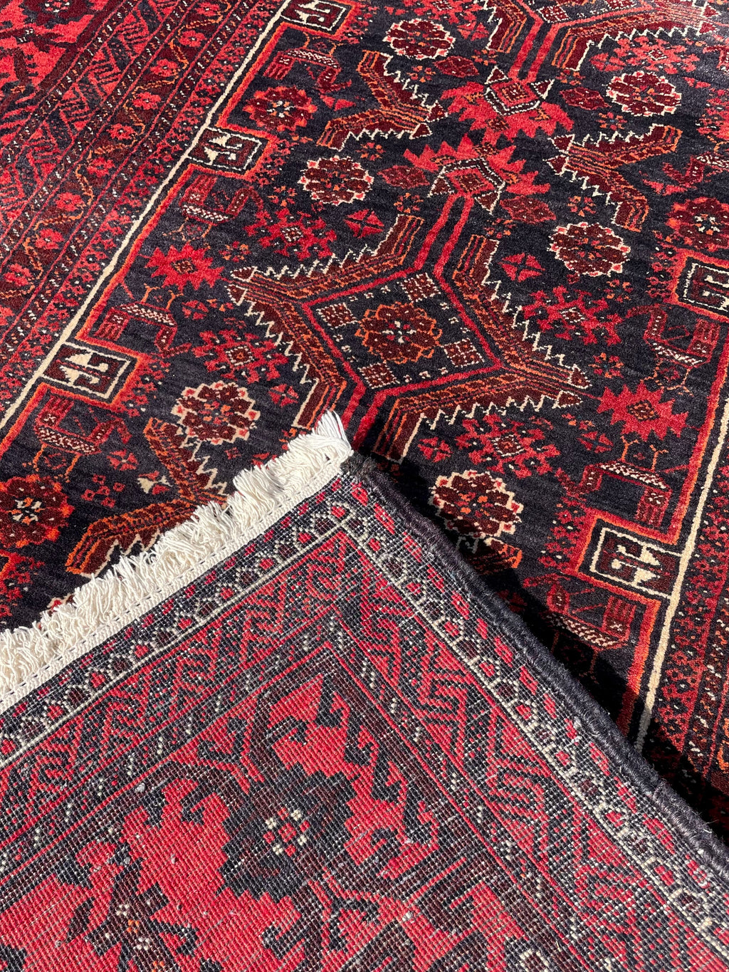 Vintage Baluch Rug 3.37 x 1.91