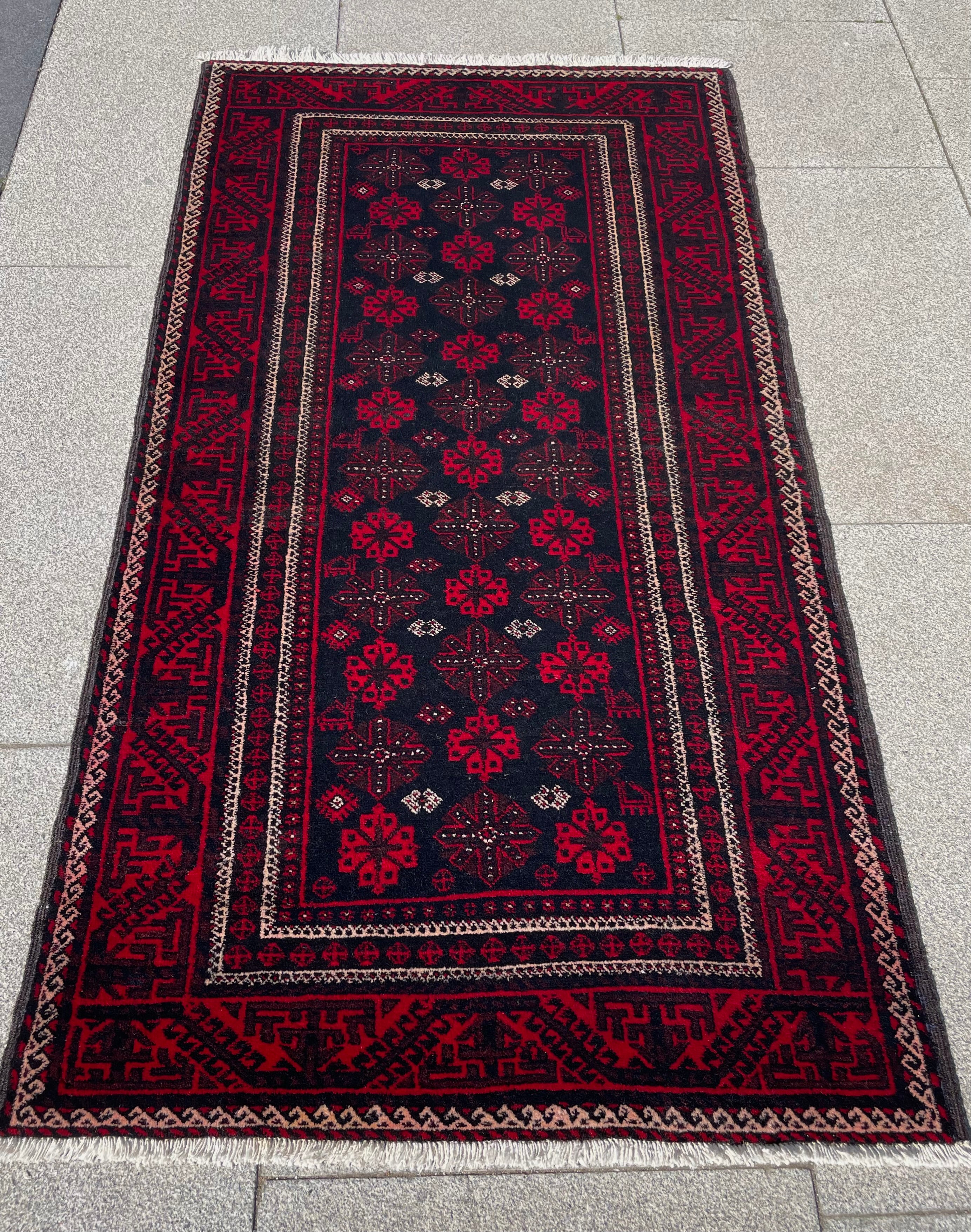 Vintage Baluch Rug 3.25 x 5.64