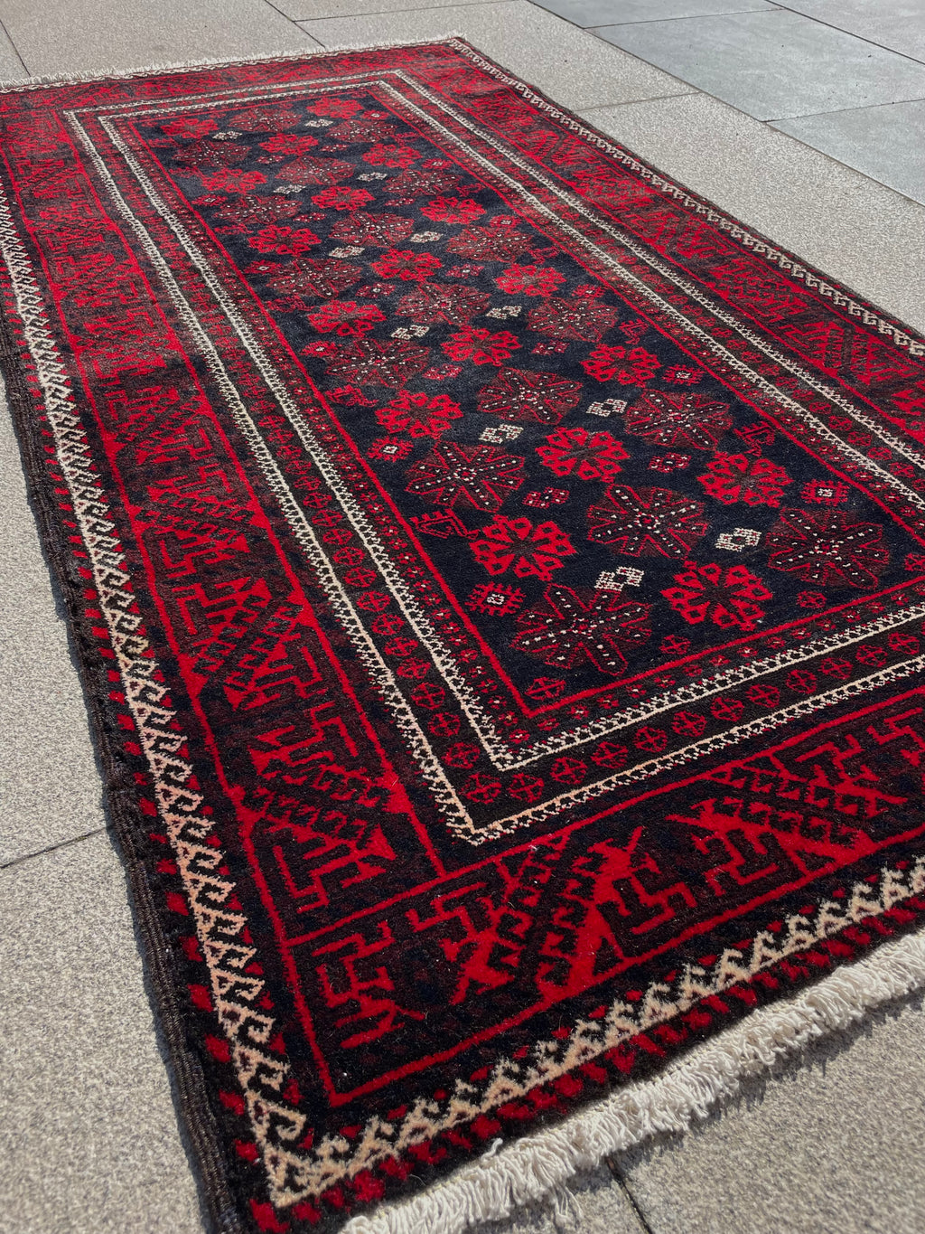 Vintage Baluch Rug 3.25 x 5.64