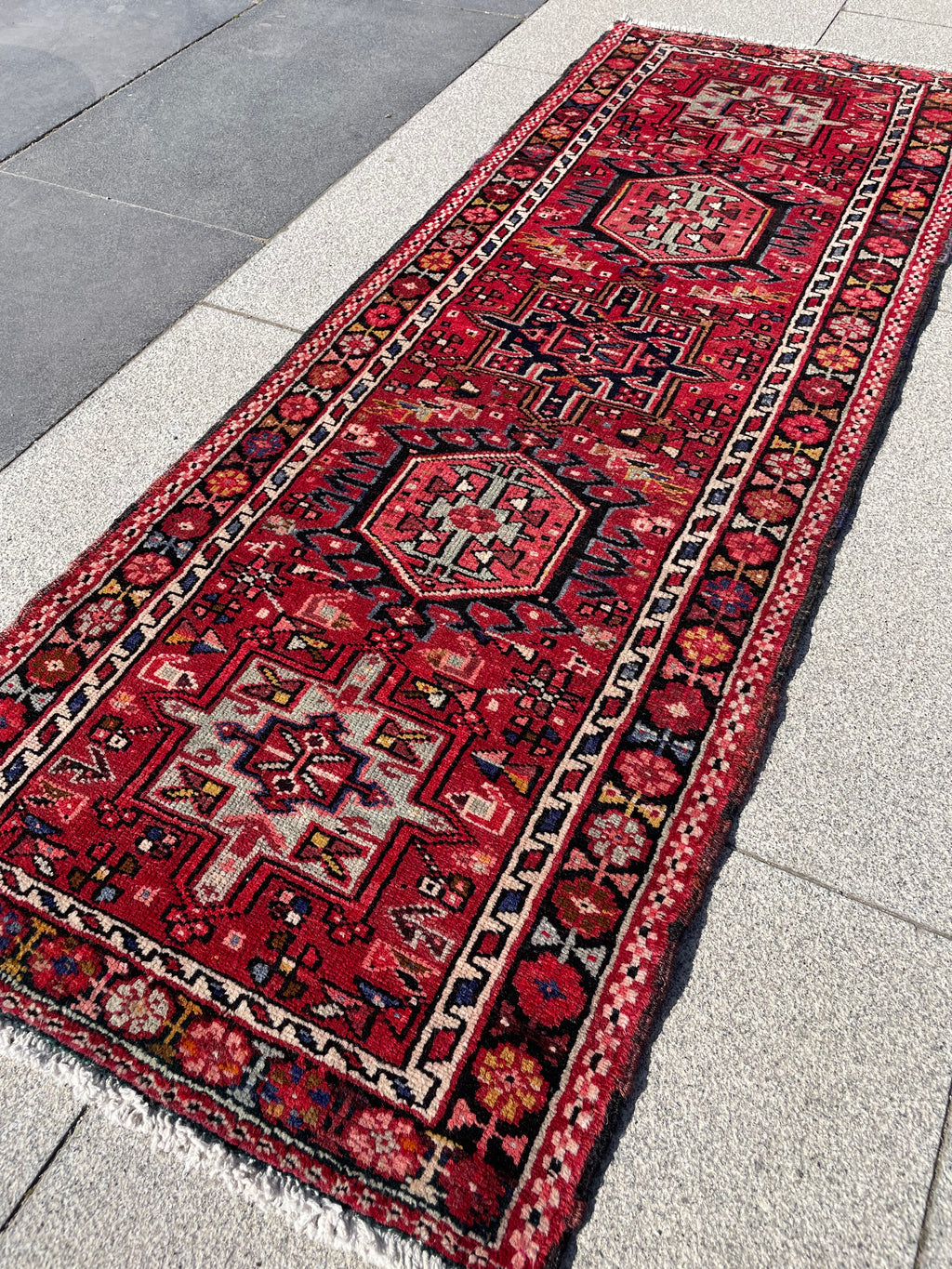 Vintage Heriz Runner 6 x 2 ft