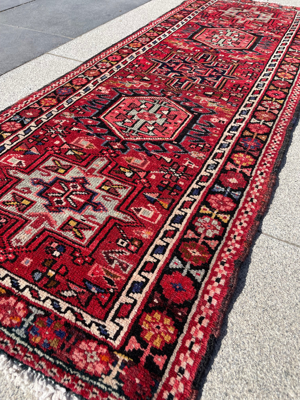Vintage Heriz Runner 6 x 2 ft