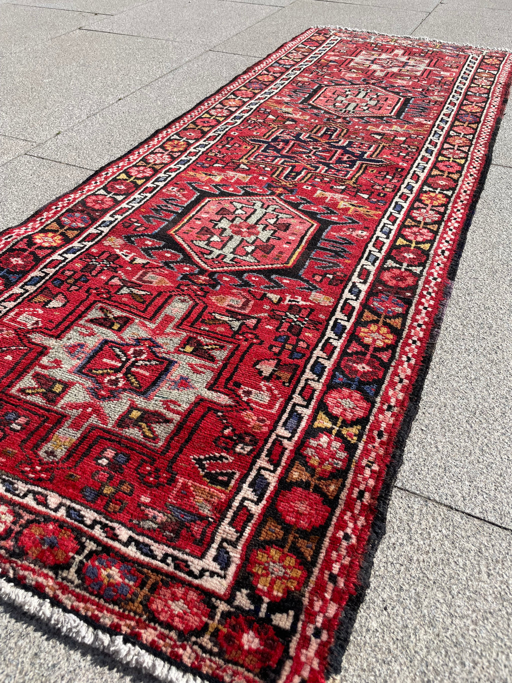 Vintage Heriz Runner 6 x 2 ft