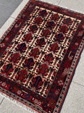 Vıntage Turkish Rug 2.98 x 4.39