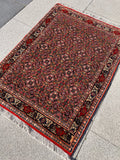 Small Vintage Kurdish Rug 3.6 x 2.4