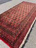 Vintage Small Turkoman Rug 1.96 x 4.1