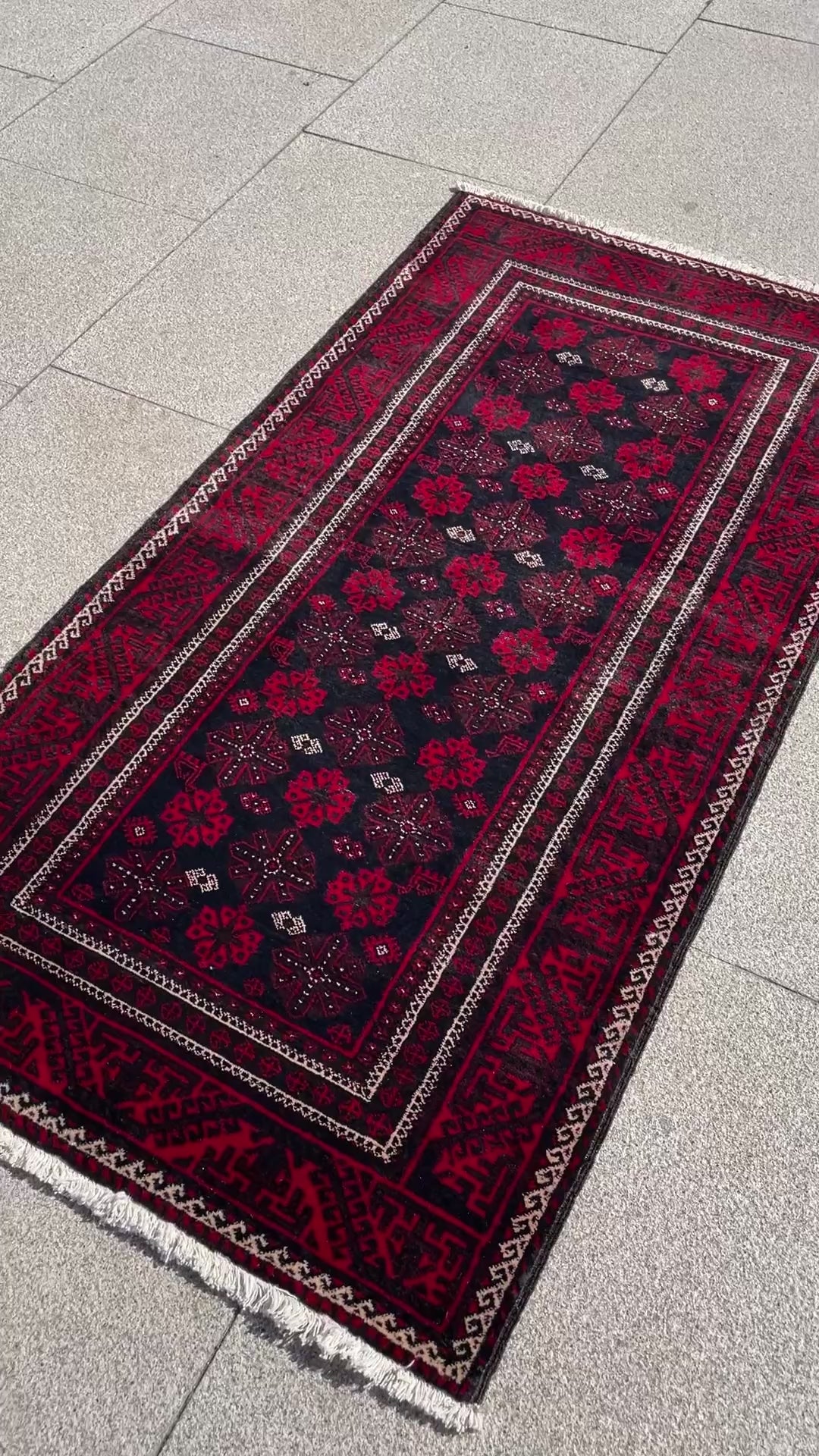 Vintage Baluch Rug 3.25 x 5.64