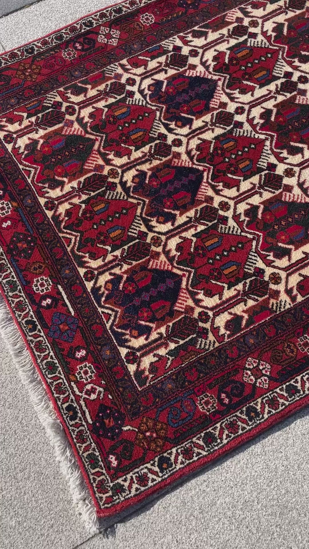 Vıntage Turkish Rug 2.98 x 4.39